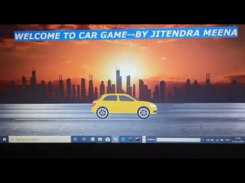 Car Animation Game||Using HTML||CSS|| - YouTube