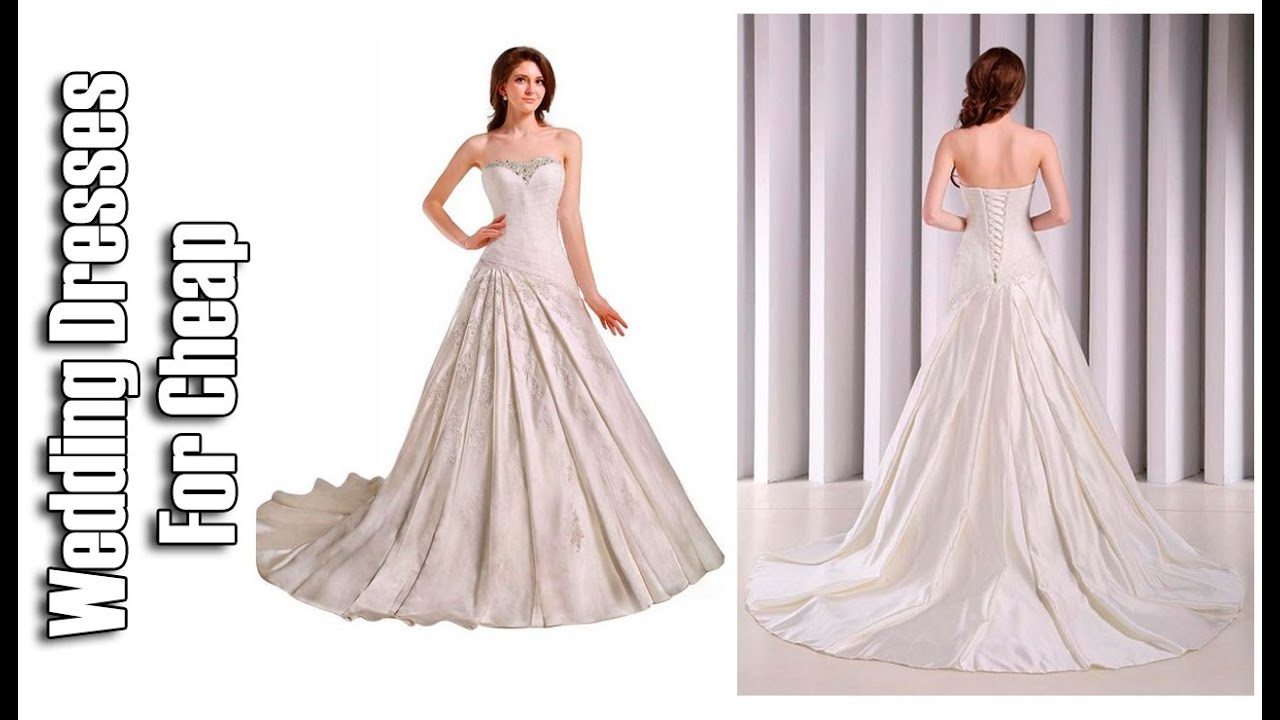 Wedding Dresses For Cheap Cheap Vintage Wedding Dresses YouTube