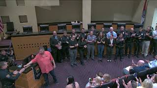 Branson PD Badge Pinning Ceremony - 7/27/2023
