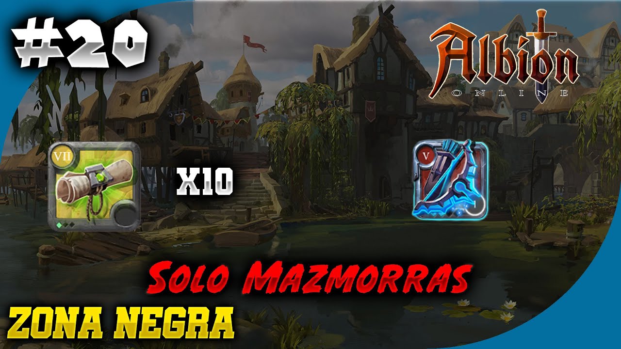 Albion online | 10 Mapas T7.1 Solo Mazmorra ZN | 🎯 Build Arco Cruzacielos 🎯(Premium) | #20