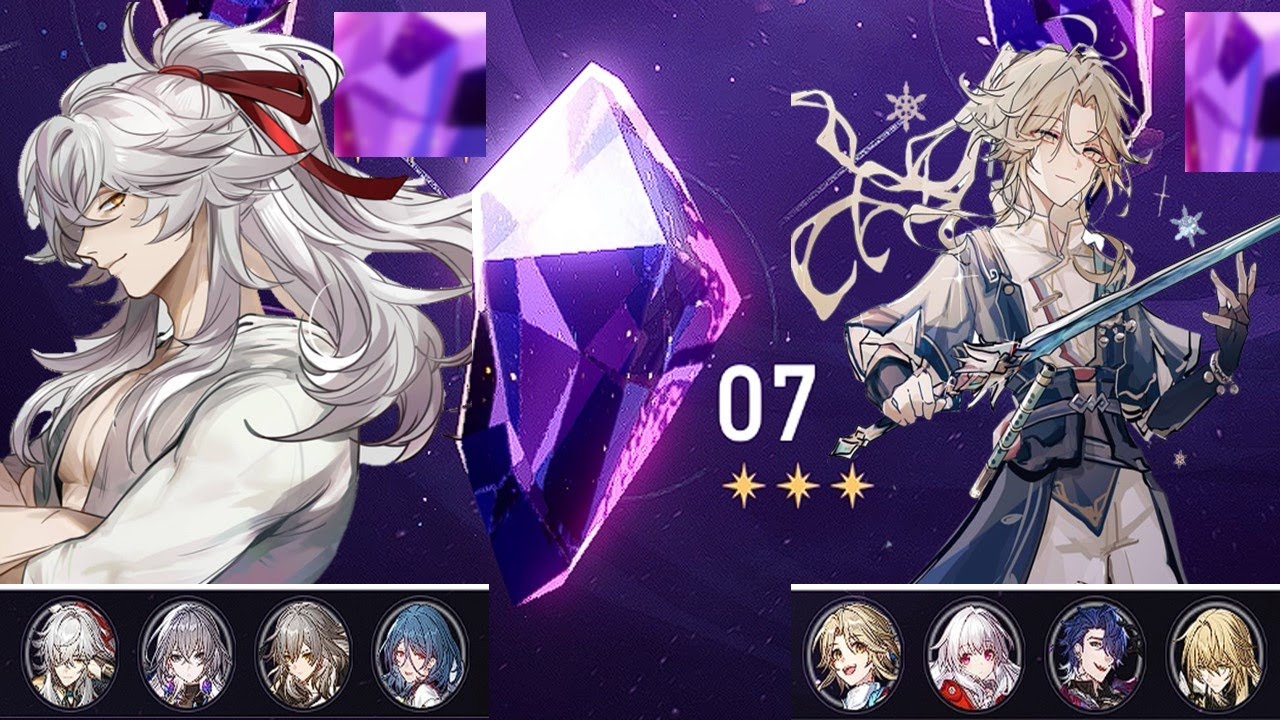 Memory Of Chaos 7 Jing Yuan & Yanqing Full Stars - Honkai Star Rail