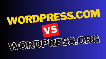 Difference between WordPress.com and WordPress.org | WordPress.com VS WordPress.org