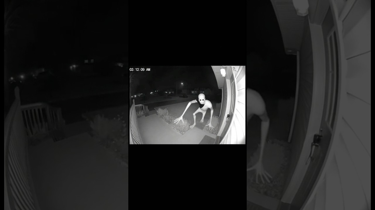 Doorbell camera catches something terrifying at 3AM 