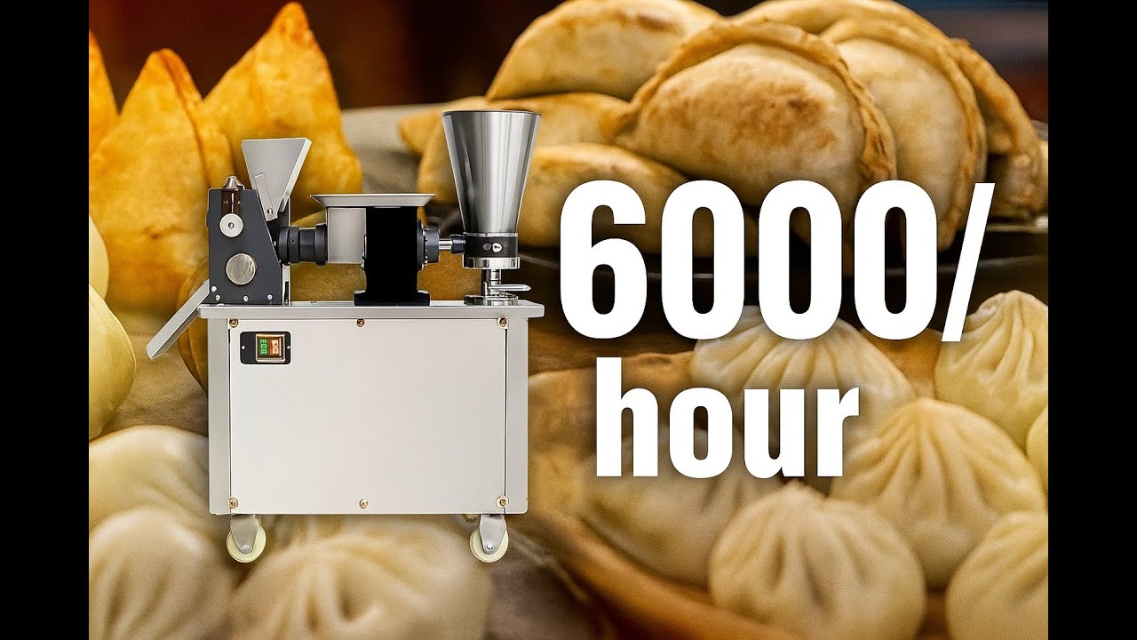 Automatic Empanada Samosa Dumpling Machine for Factory Use | 6000pcs/h | Wholesale Price low cost