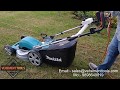 Makita ELM4621 Lawnmower Walkaround, Working video with Side Discharge and Self Propelling Function.