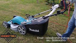 Makita ELM4621 Lawnmower Walkaround, Working video with Side Discharge and Self Propelling Function.