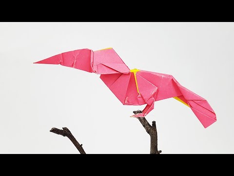 ORIGAMI TOUCAN TUTORIAL BIRD ORIGAMI 
