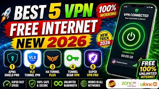 Best 5 Free VPNs for Internet in 2026 🔥 | Top Free VPN Apps | New VPN Guide screenshot 4