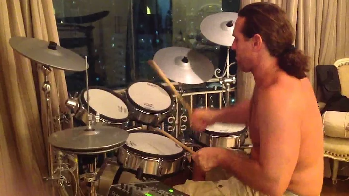 Red Hot chili peppers Funky monks drum play along By Ziv