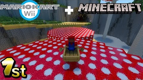 I Made Mario Kart in Minecraft (No Mods)