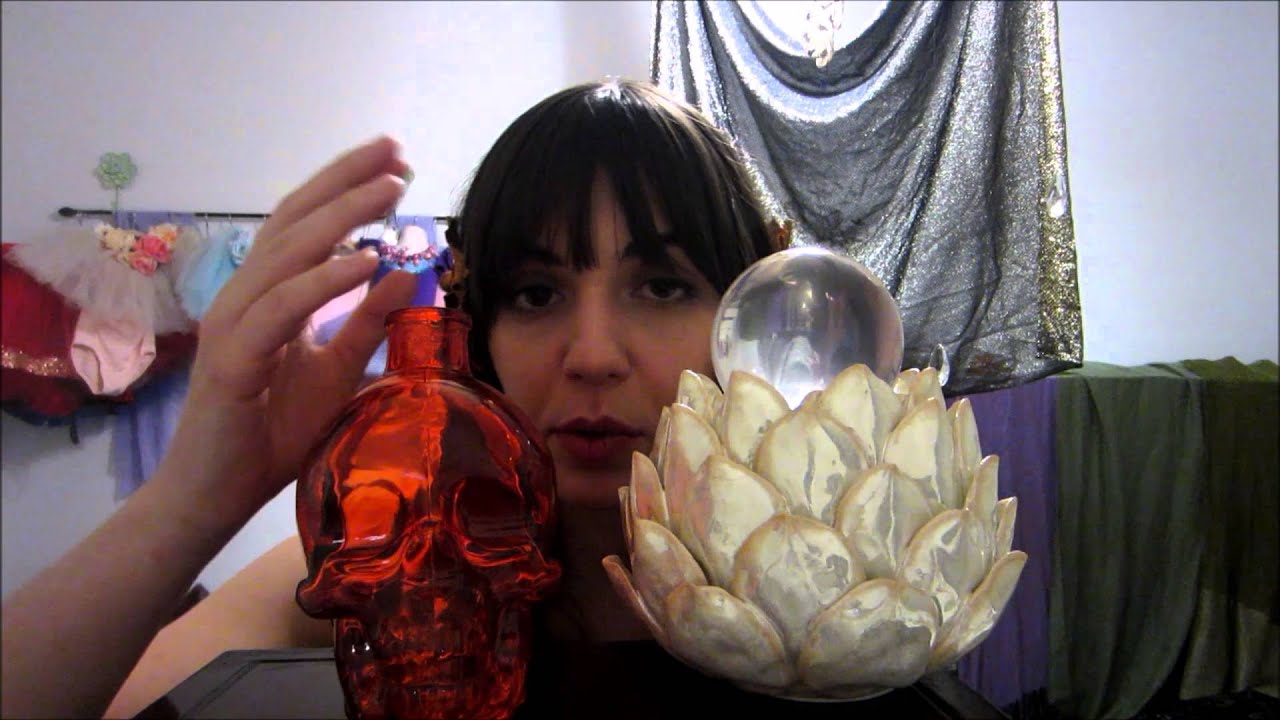 ASMR Healing Forest Spirit Roleplay - Magical Crystal Ball - Tapping, Soft Speaking, Hand Movements