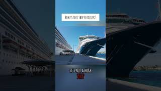 How Does a Giant Ship Like Wonder of the Seas Float? #shorts