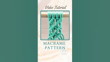 MACRAME PATTERN WITH SMALL DIAMOND No.4  #macrametutorial #macrameforbeginners