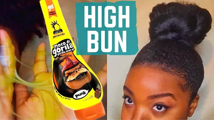 SLEEK HIGH BUN ON NATURAL HAIR + GIVEAWAY WINNER