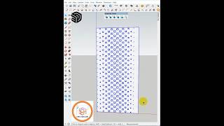 Sketchup Quick Tips - Tạo Vách CNC Bằng Plugin Scale By Tool. #sketchup #plugins #shorts #drawing