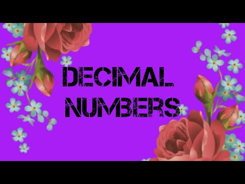 class 7,6,5,4 | Decimal numbers  | how to compare decimals | chapter 2 | introduction to decimals|