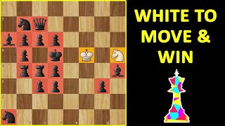 MATE in 12 | Chess Challenge | Solve This If YOU Are a GENIUS | Endgame Puzzle, Moves & Tactics screenshot 2