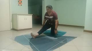 Hanumanasana or Monkey Pose (Full split) for beginner