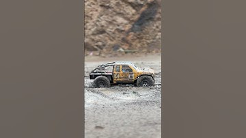 RC 1/10 Axial Honcho Through the Mud #offroad #rcadventure #rccars #rccar4x4 #rubicon
