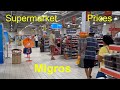 Current prices in turkish supermarkets 5m migros tour in alanya oba turkey july 2023