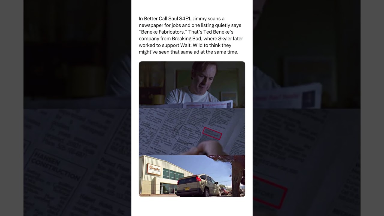 Ted Beneke Easter Egg In Better Call Saul