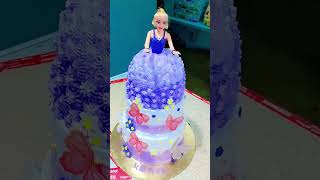Barbie Doll Cake Design for Birthday Cake #viralvideo #cake #shorts #trending #video