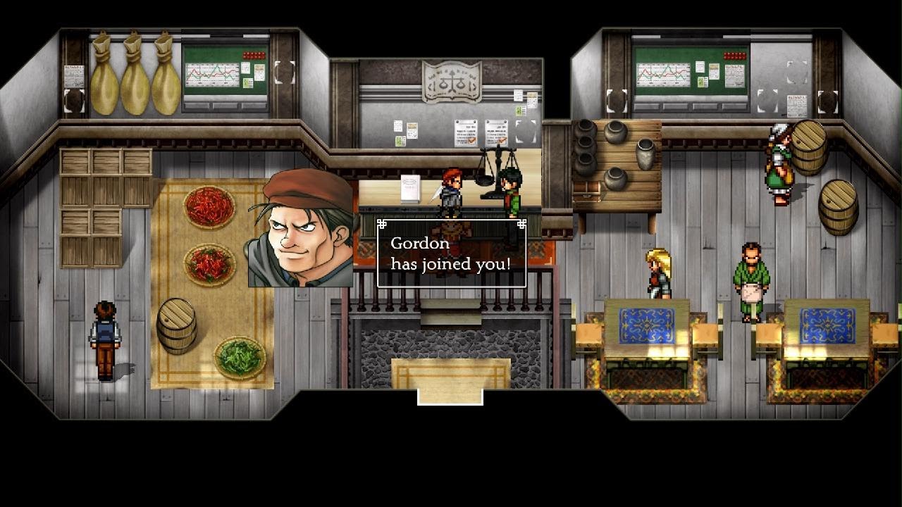 Suikoden II HD recruiting Gordon
