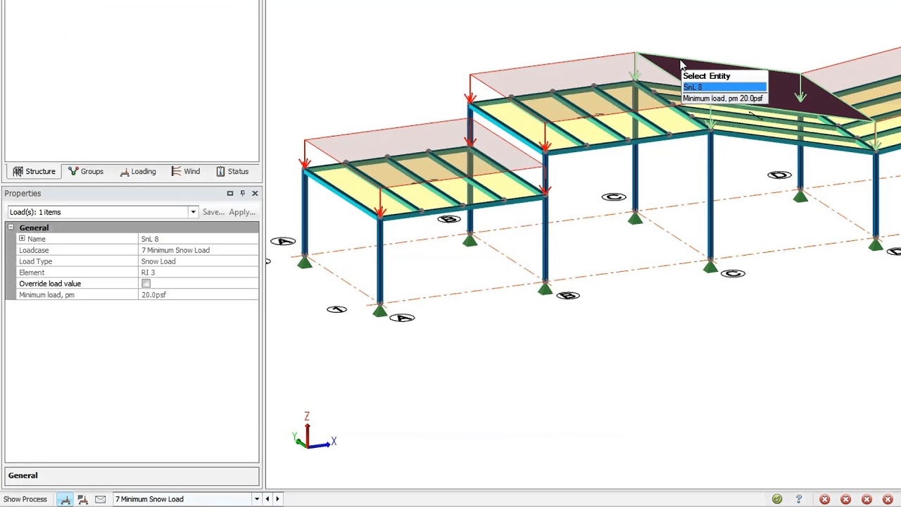 structures that are vestigial Tekla Structural Designer Snow Wizard