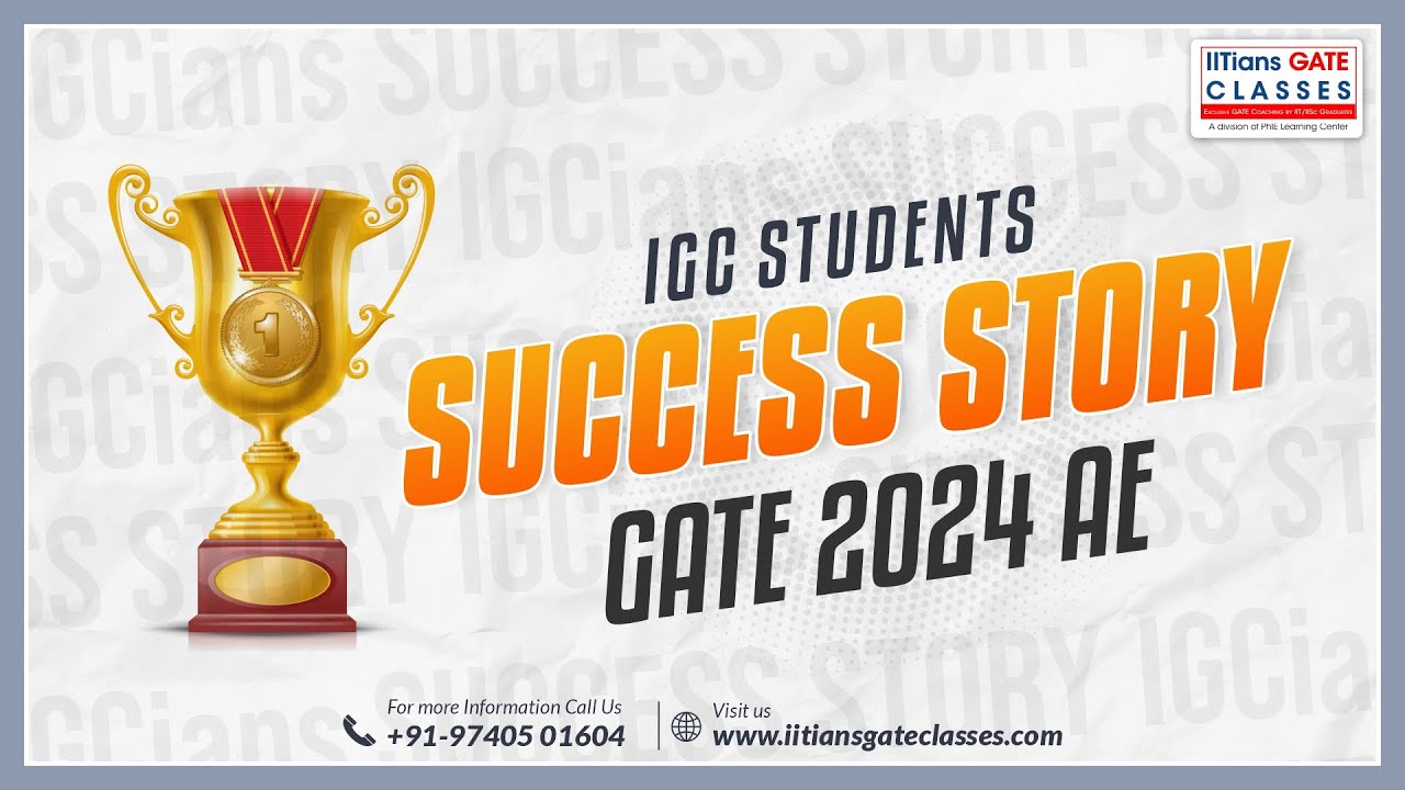 GATE 2024 Aerospace Topper's | Success Stories | Mtech/MTech-R/MS/D-Phd Admissions 2024 of IGCians