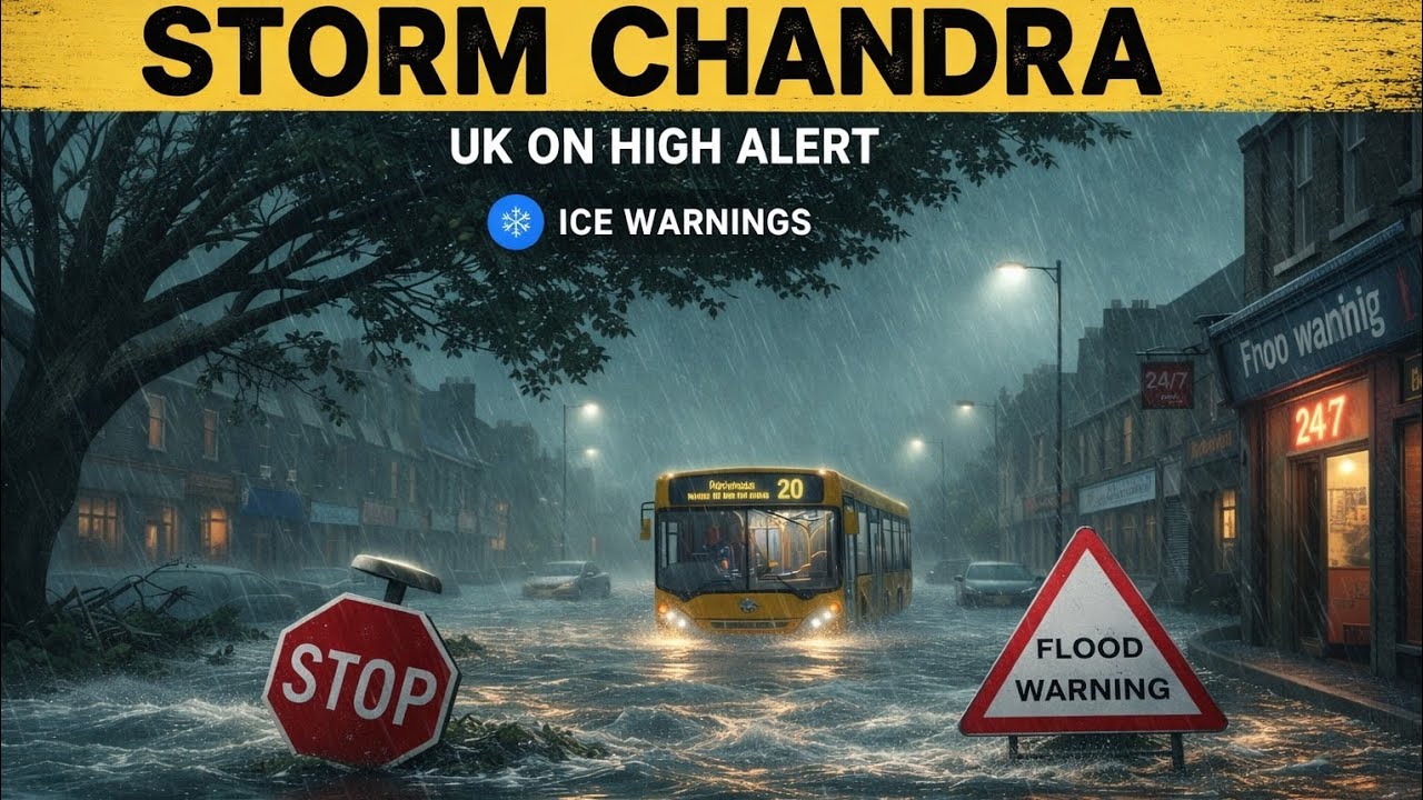 Storm Chandra: UK on High Alert as Flooding and Ice Warnings Sweep the Nation