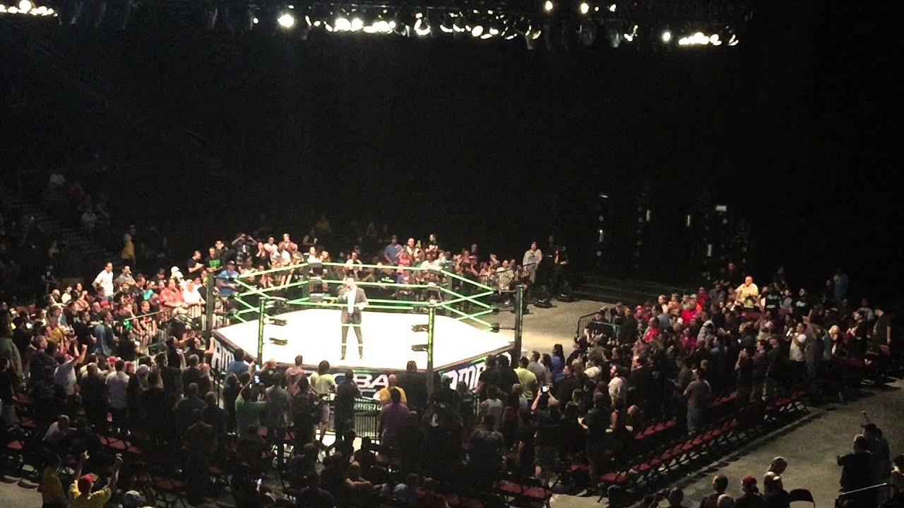 Chael Sonnen debuts in Global Force Wrestling. Turns heel, cuts promo on Phil Baroni.