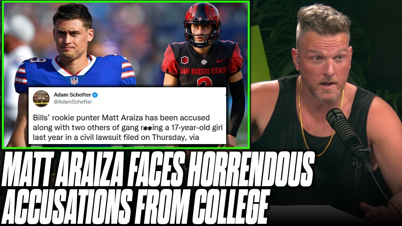 Pat McAfee Reacts To Matt Araiza's Horrendous Accusations From College