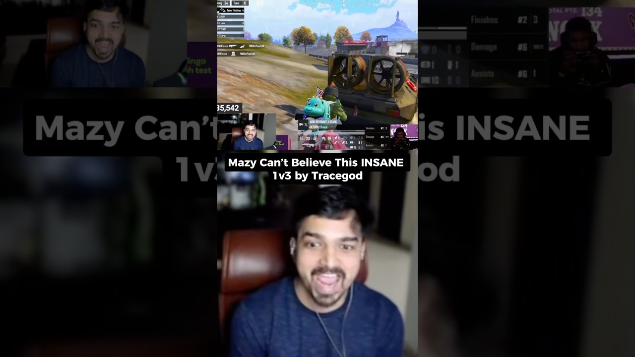 Mazy Shocked by RNTX Tracegod 1v3 in BGMS 