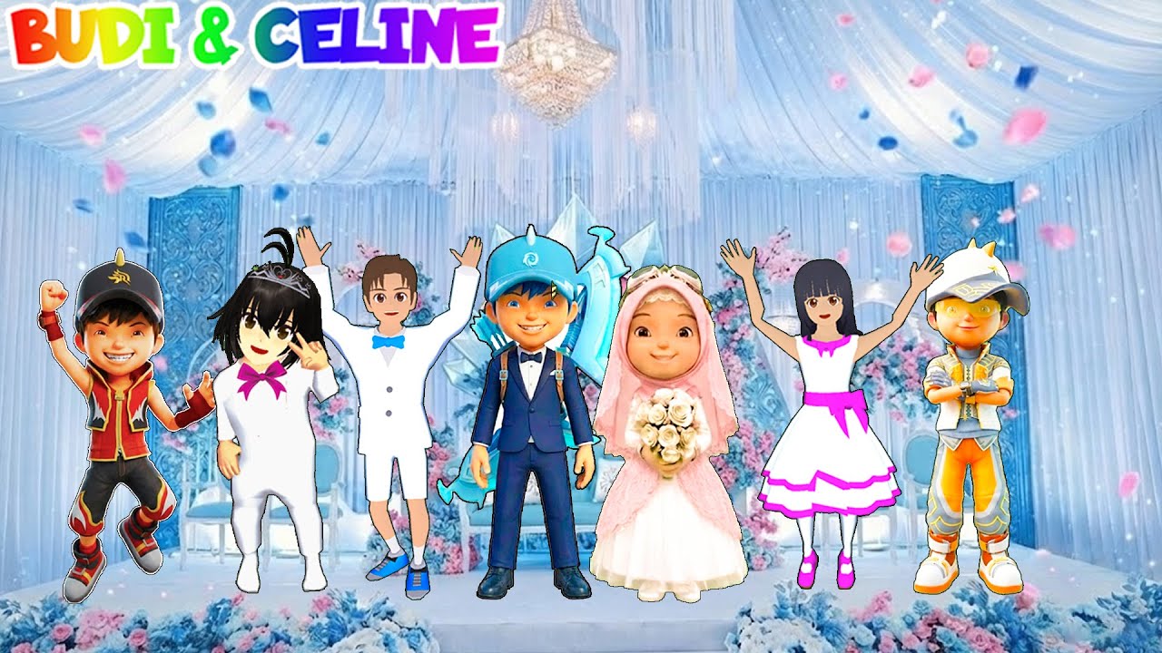 Boboiboy ES❤️Yaya Menikah Di Rumah Yuta | Mio Membantu Menyiapkan Pernikahan | Sakura School