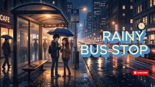 [Positive Vibes] RAINY BUS STOP screenshot 2