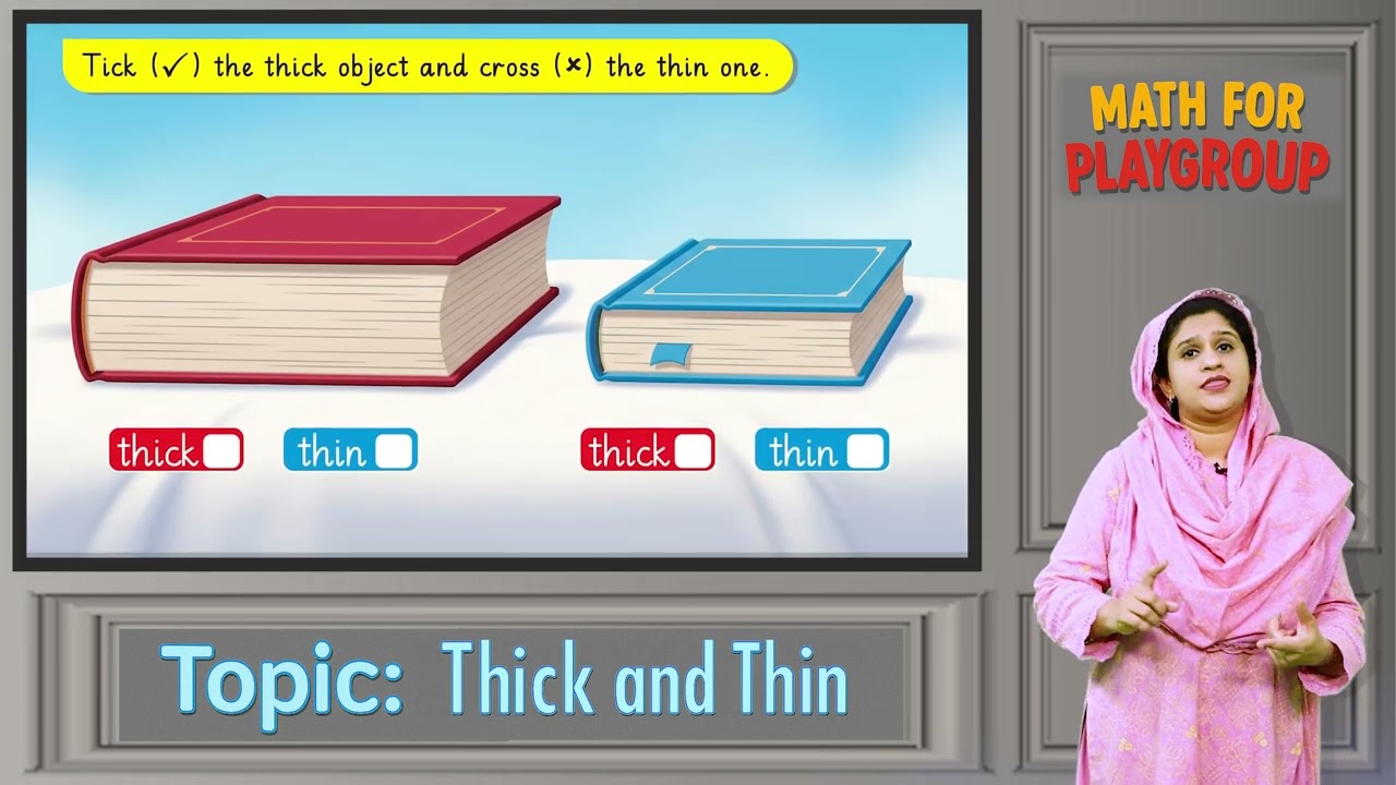 Math for Kids 3+ | Thick and Thin Parents Guide | Early Math Practice