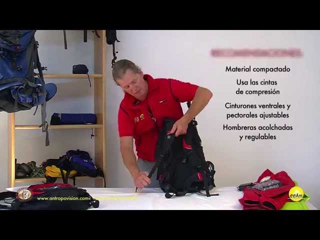 Cómo Preparar y Colocar tu Mochila de Senderismo – Camping Sport