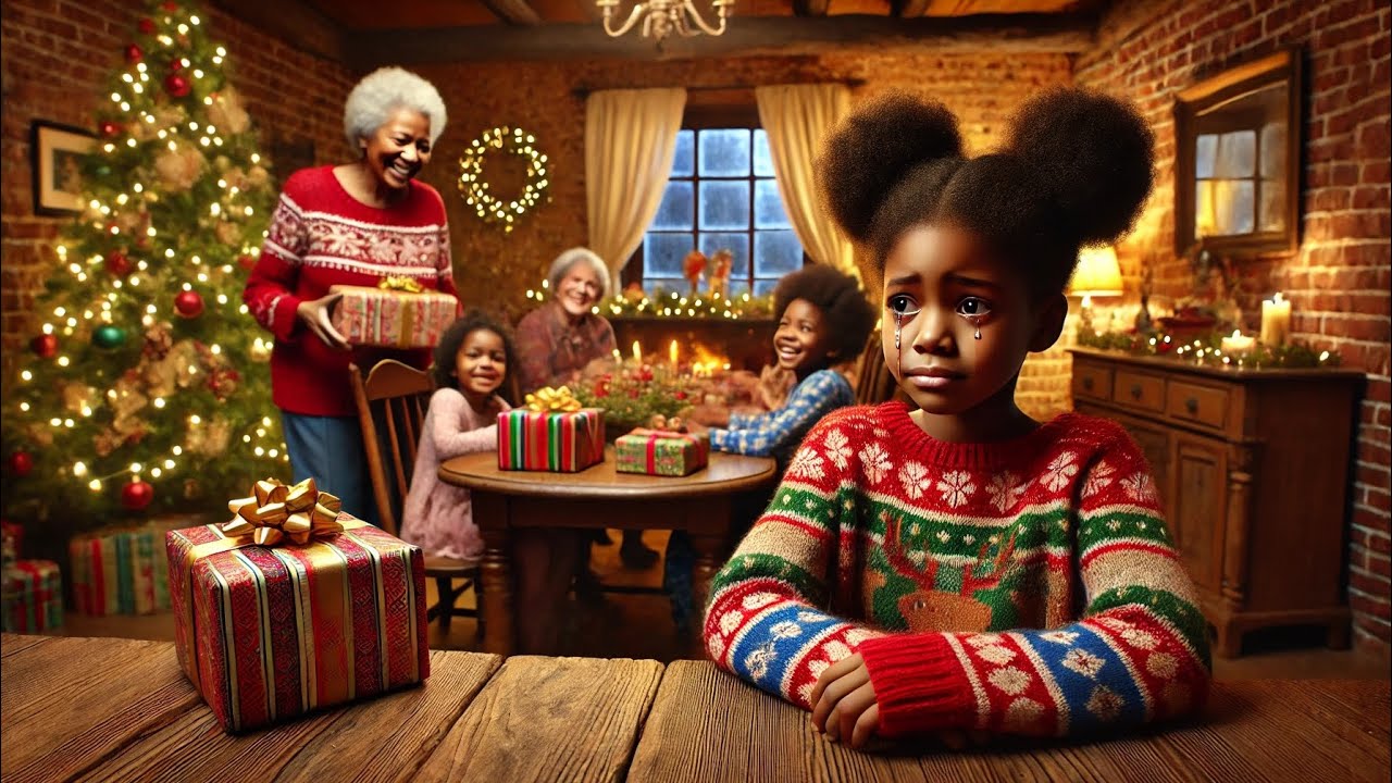 Каждый ребенок получил подарок на Рождество, кроме ее дочери, затем ее муж вытащил конверт и