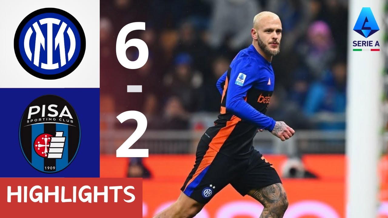 INTER 6-2 PISA – ALL GOALS & HIGHLIGHTS | SERIE A DOMINATION NIGHT 🔥