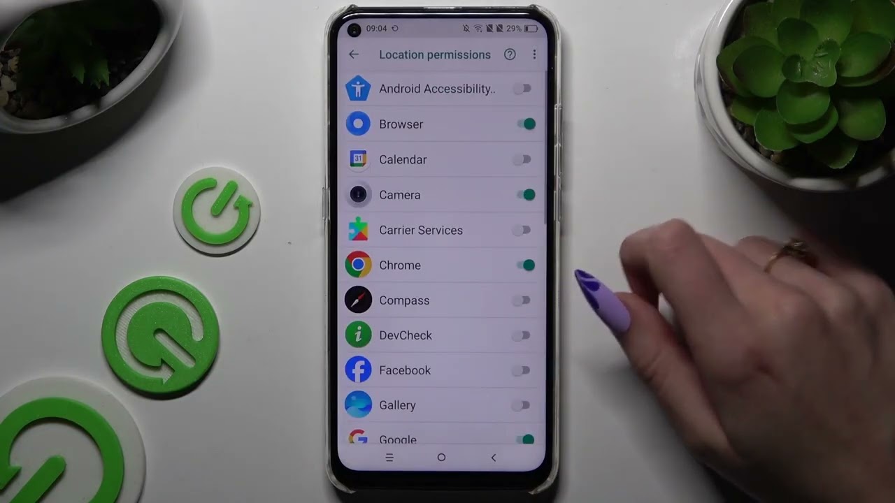 TCL Plex 앱 권한 변경 방법