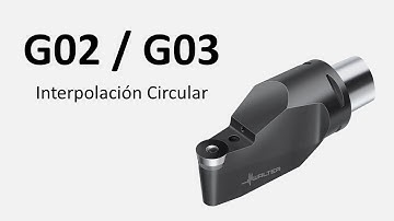 Interpolación circular G02 G03