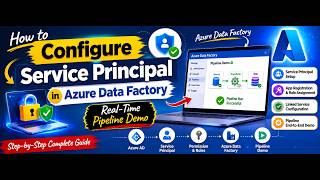 How to Configure Service Principal in Azure Data Factory | Real-Time Pipeline Demo #dataengineering