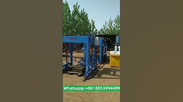 QT4-20 automatic hydraulic cement concrete hollow block making machine#business  #machine