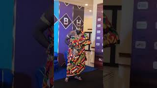 African American King in Ghana on the Red Carpet at the National Business Honors Awards Show, Accra