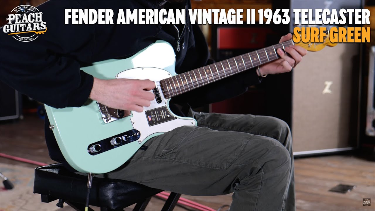 No Talking...Just Tones | Fender American Vintage II 1963 Telecaster | Surf Green