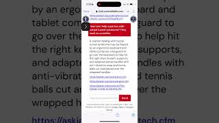 AskJanet Demo: Carpal Tunnel Syndrome
