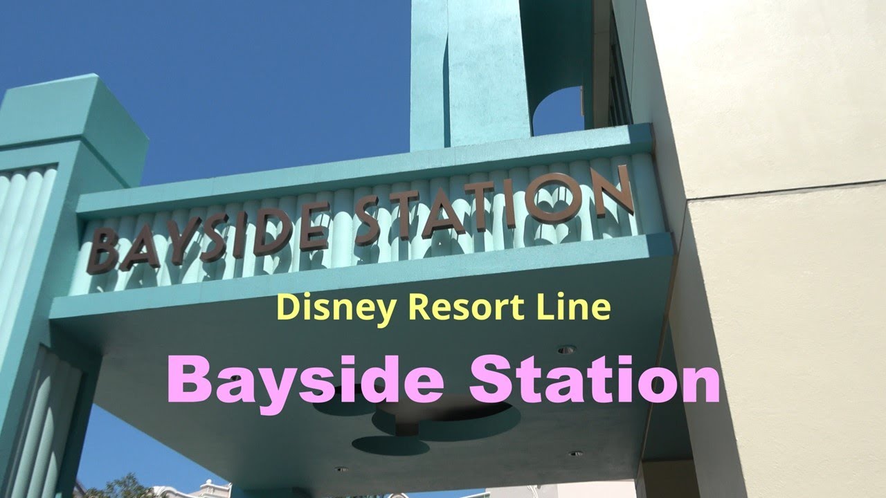 [4k] Disney Resort Line, BAYSIDE STATION
