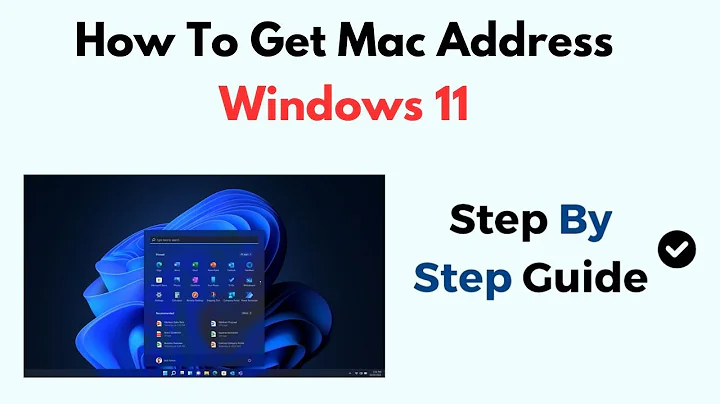How To Get Mac Address Windows 11