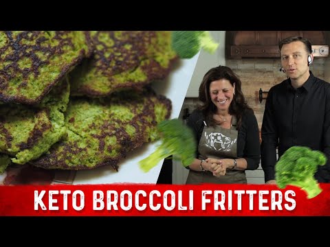 Broccoli Fritter Recipe with Dr. Berg & Karen