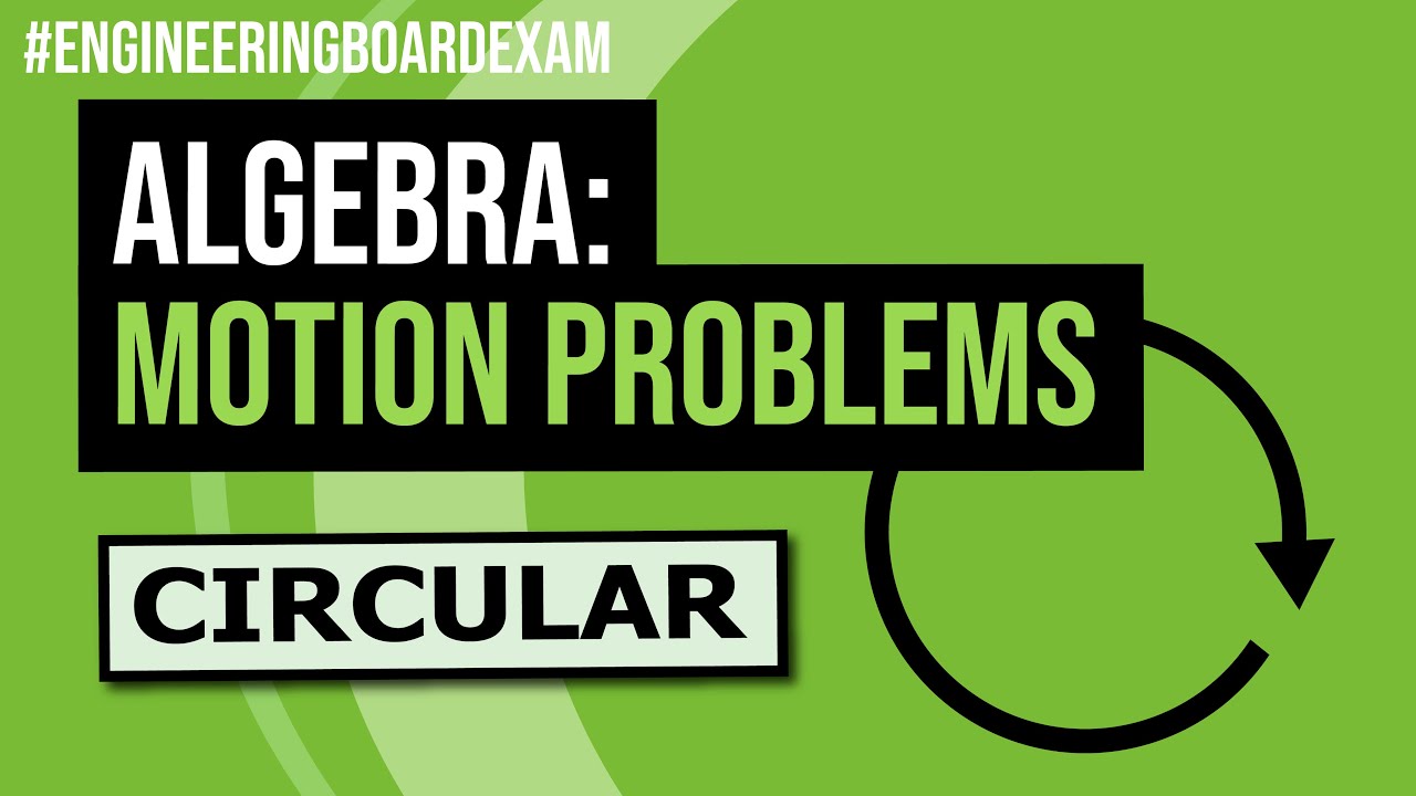 Motion Problems Circular - YouTube